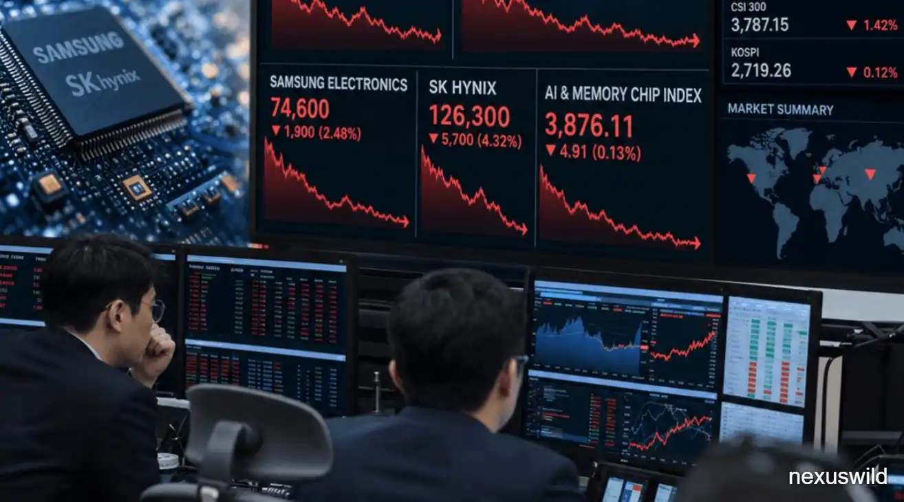 Asian Markets Slide as Tech Sell-Off Deepens Ahead of TSMC Earnings and US Inflation Data
