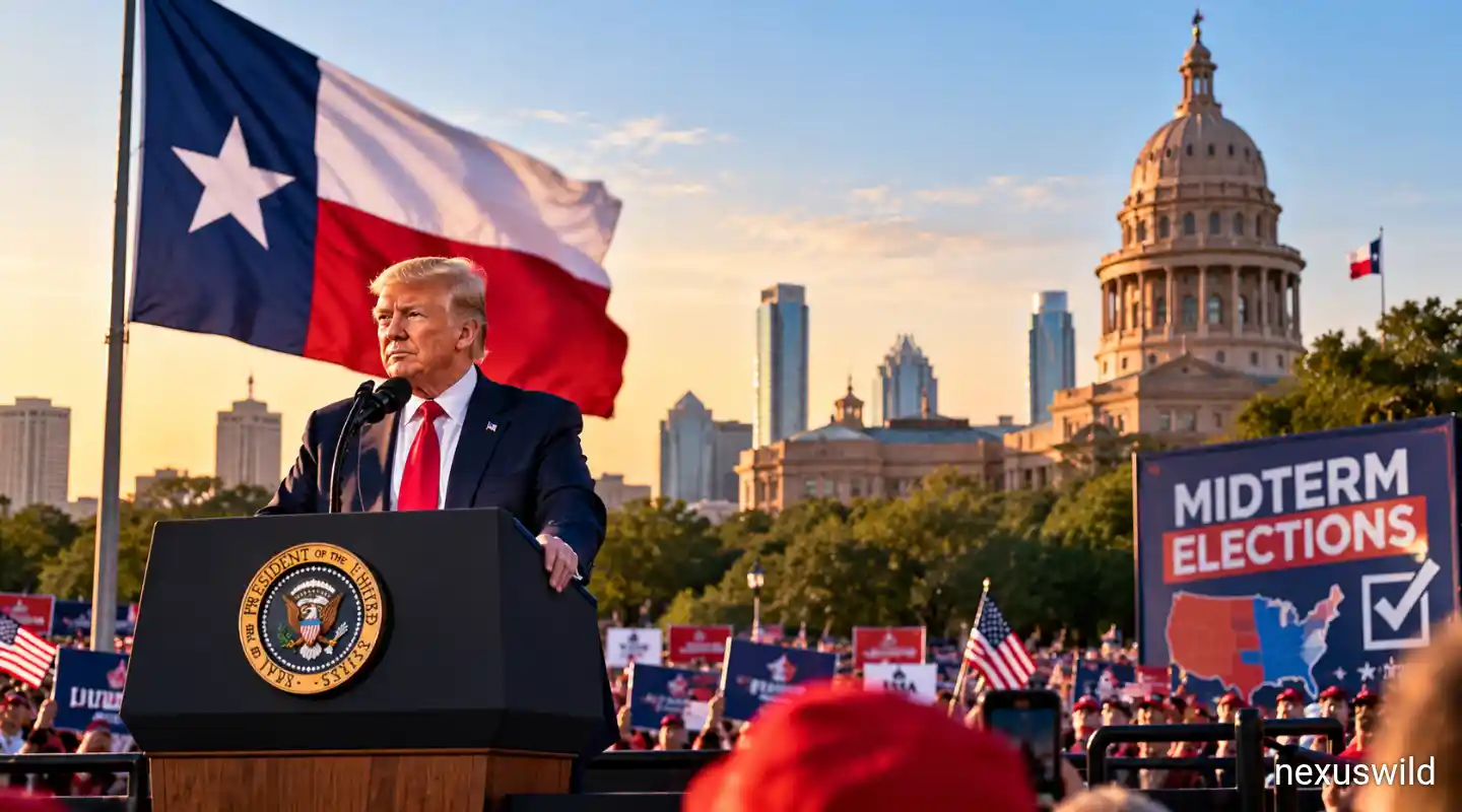 Trump Returns to Texas as GOP Faces Tight Midterm Races