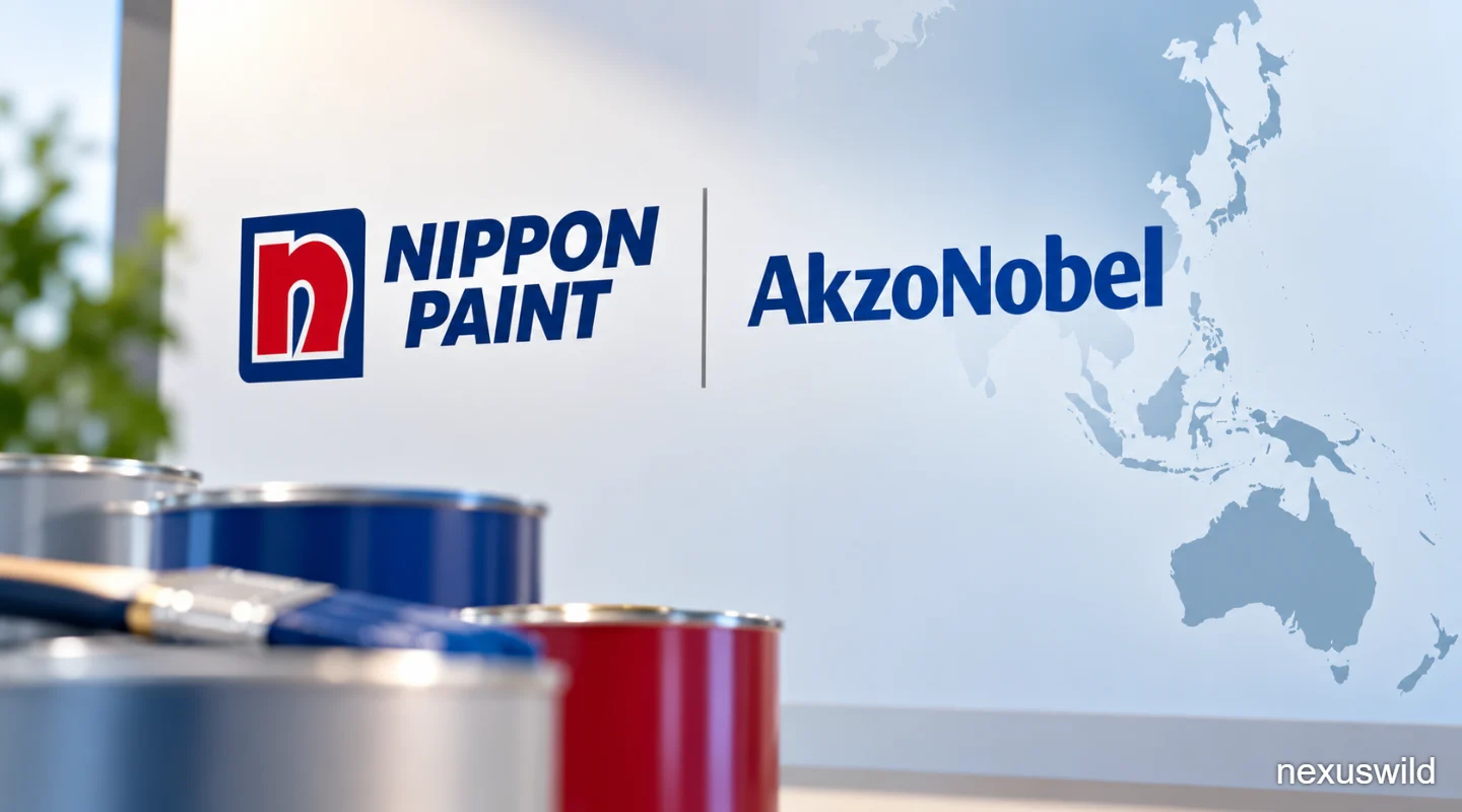 Nippon Paint to Buy AkzoNobel Southeast Asia Paints Business for $1.35 Billion