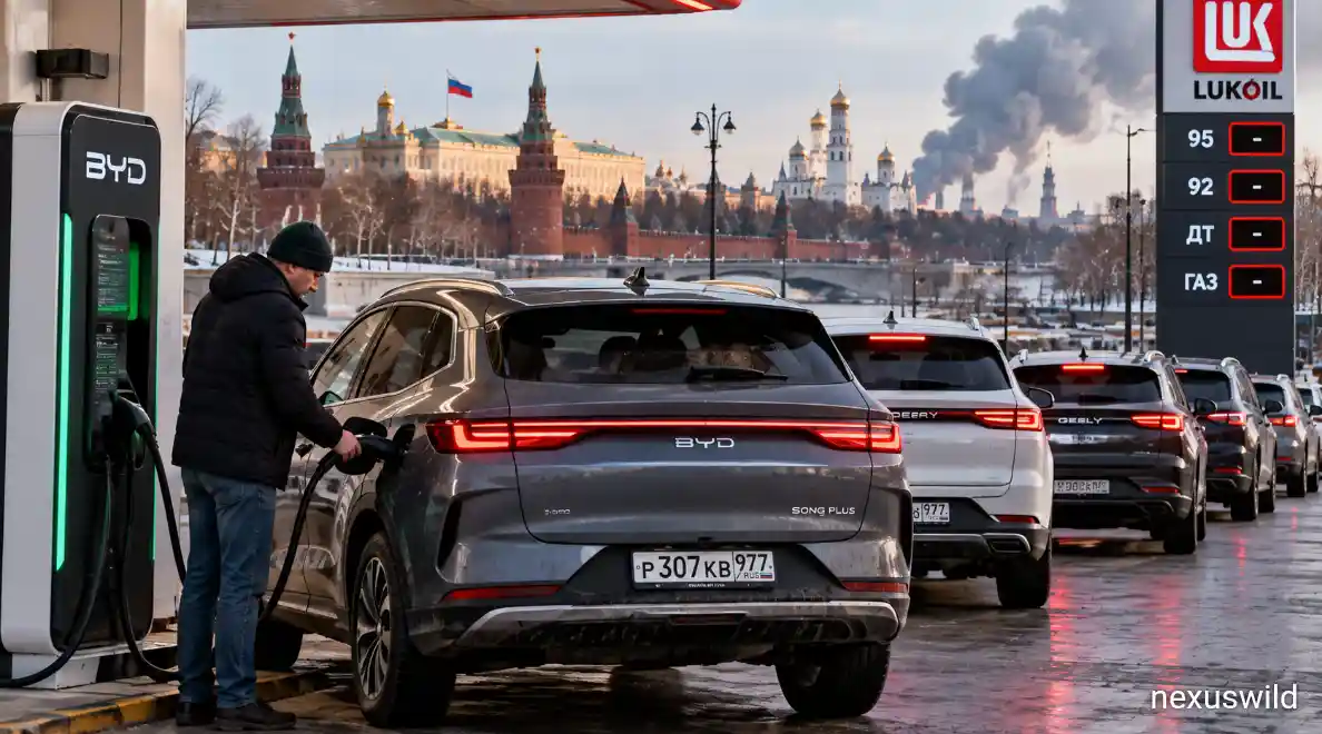 Russians Turn to Chinese EVs as Gasoline Shortages Deepen