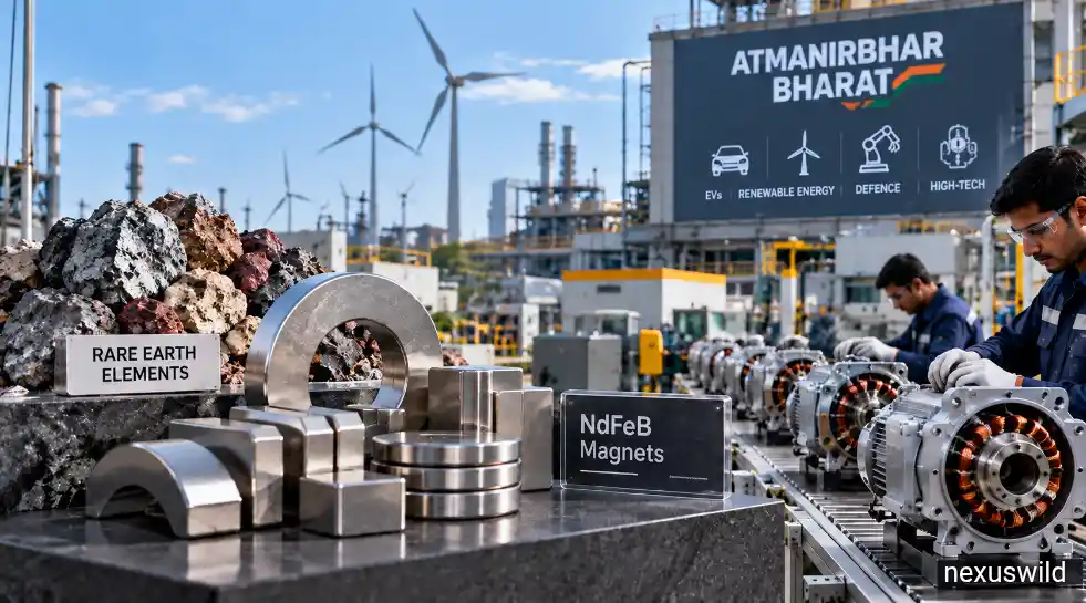 India Pushes Rare-Earth Magnet Manufacturing to Cut Import Dependence
