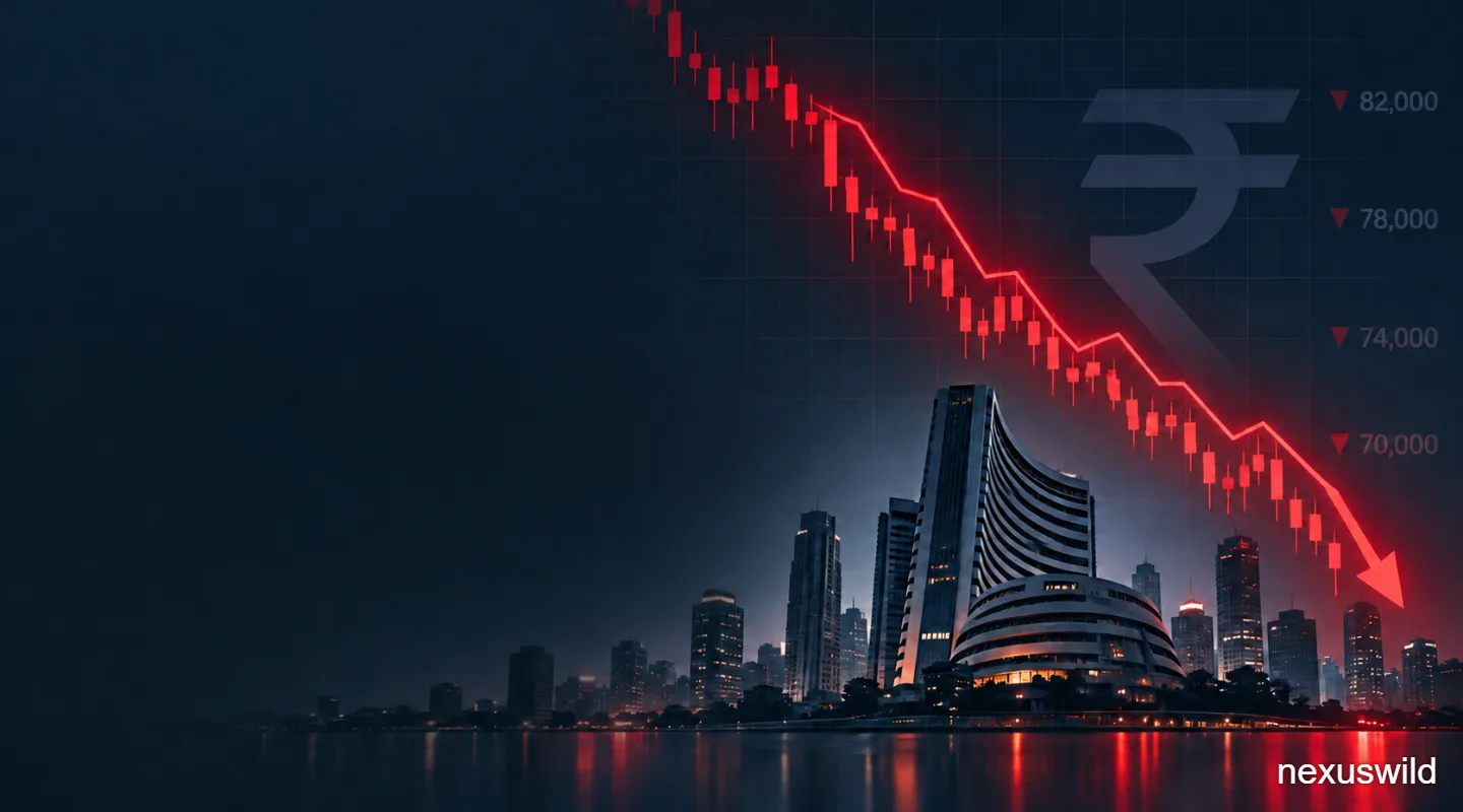 Sensex Hits Two-Year Low as Eight-Week Selloff Deepens