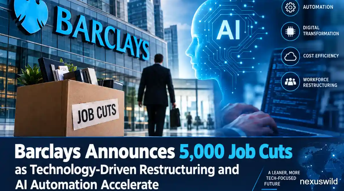 Barclays Announces 5,000 Job Cuts as Technology-Driven Restructuring and AI Automation Accelerate