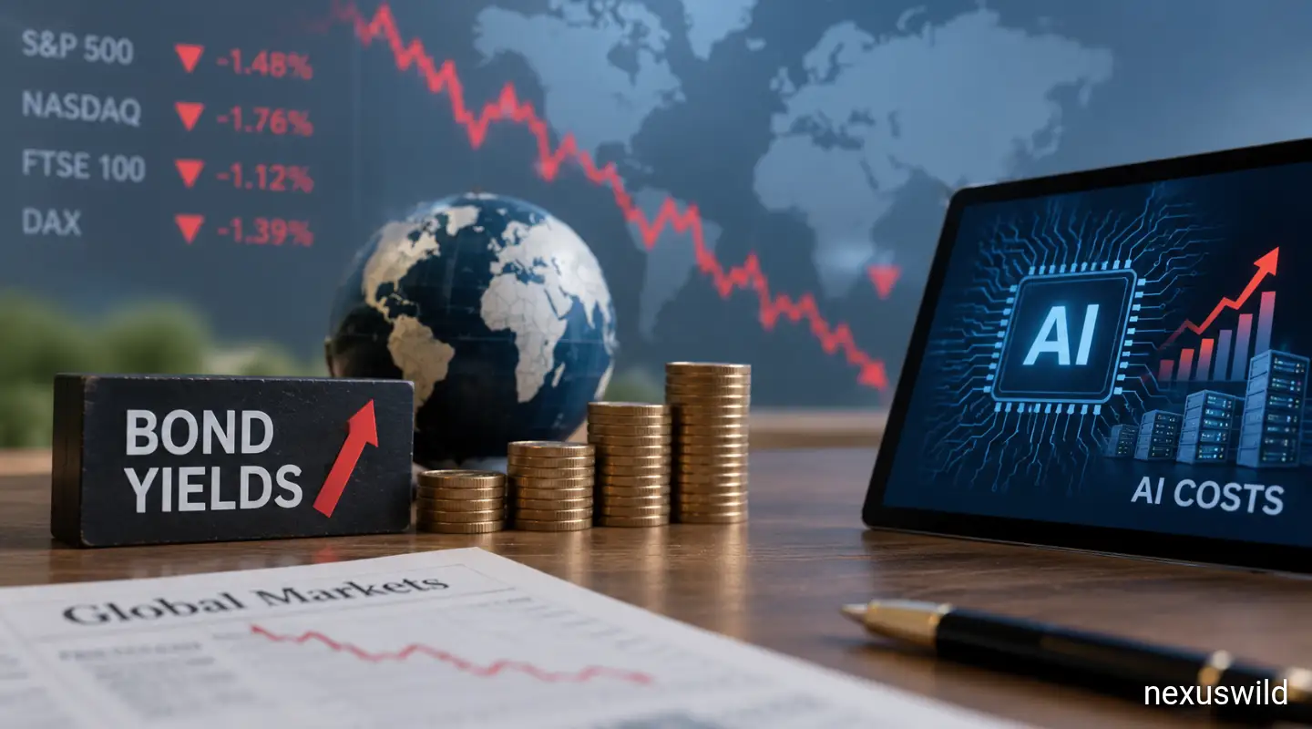 Global Markets Under Pressure as Bond Yields Rise and AI Costs Mount