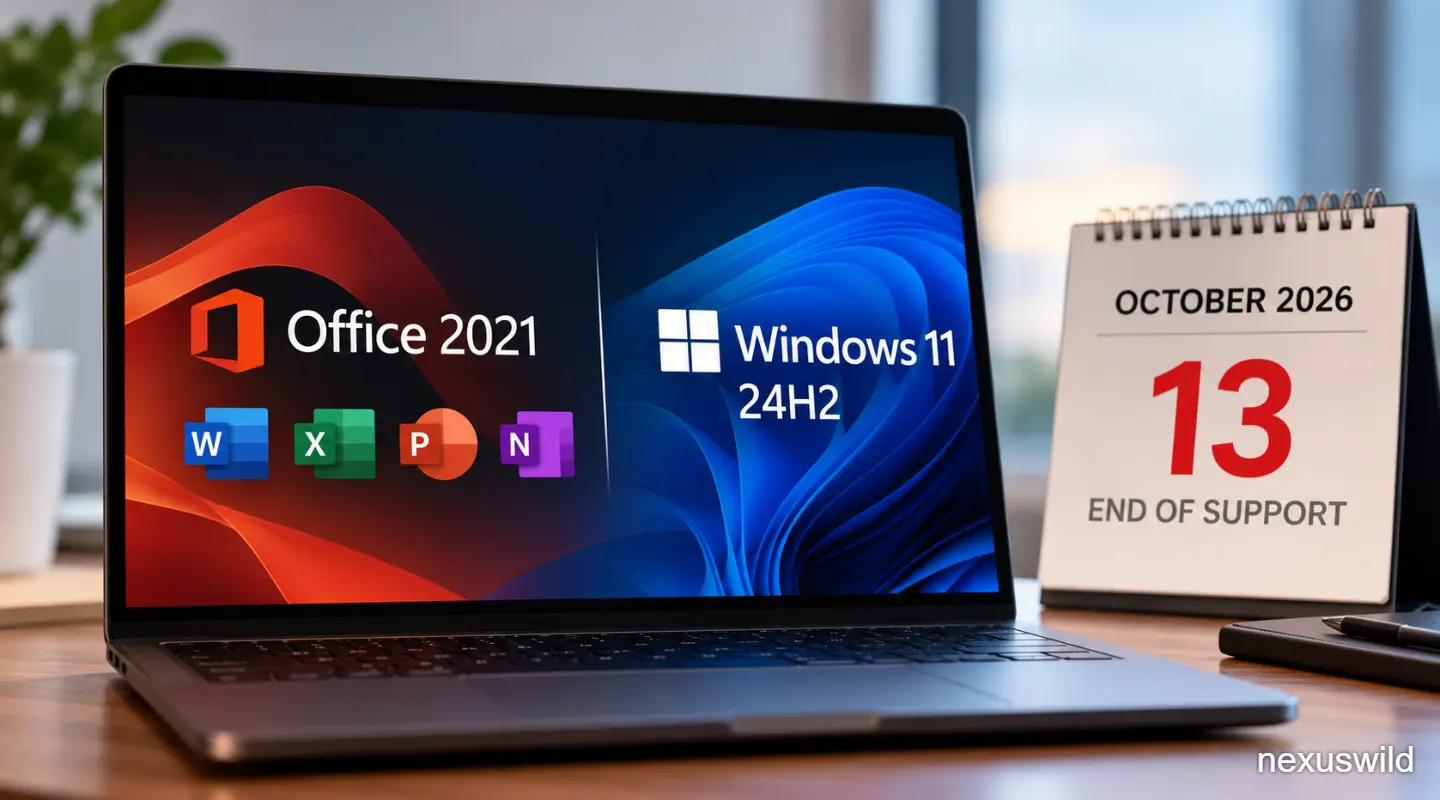 Microsoft Ends Office 2021 and Windows 11 24H2 Support on October 13