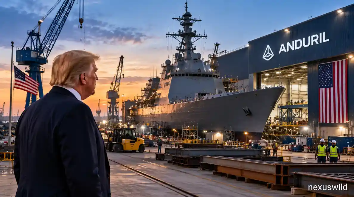Trump Backs $6.6 Billion Anduril-Navy Shipbuilding Expansion in Maryland