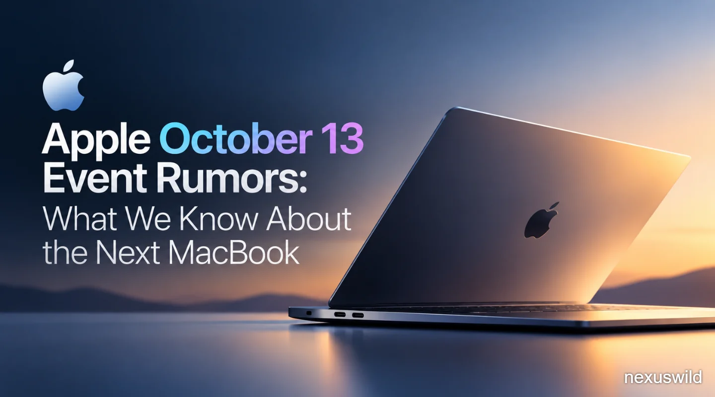 Apple October 13 Event Rumors: What We Know About the Next MacBook