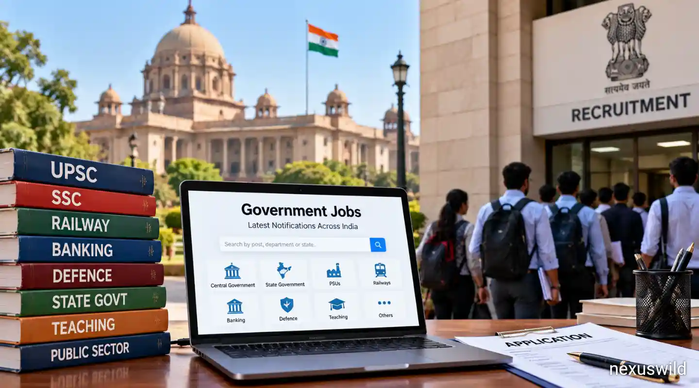 6,551 Government Jobs Across India: SBI, UPSC, Railways, CRPF and PMBI Recruitment