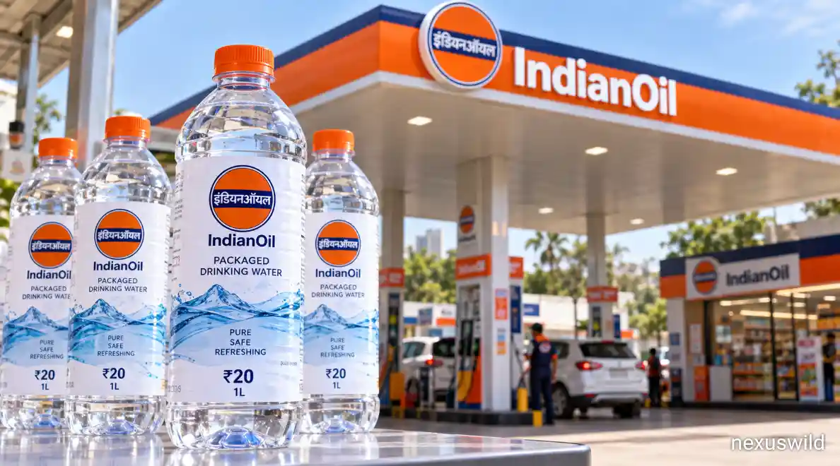 IndianOil Plans ₹20 Packaged Water Brand Beyond Fuel Business